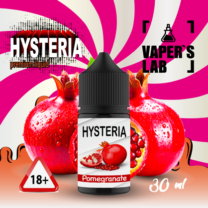 Фото, Відеоогляди на Жижу Salt Hysteria Salt Pomegranate 30 ml