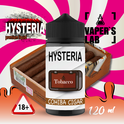 Фото жижа hysteria cohiba cigar 100 ml