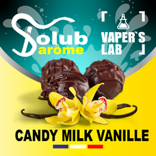 Ароматизатори для вейпа Solub Arome Candy milk vanille Молочна цукерка з ваніллю