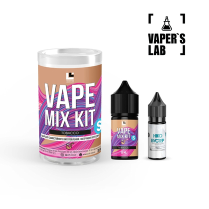 Фото, Відеоогляди на Жижу Salt Vape Mix Kit Salt2 Tobacco 30 мл