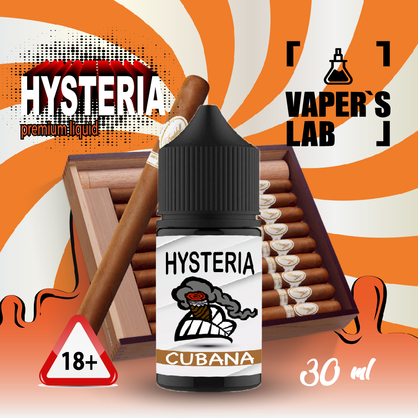 Фото, Видеообзор на жижку Salt Hysteria Salt Cubana 30 ml