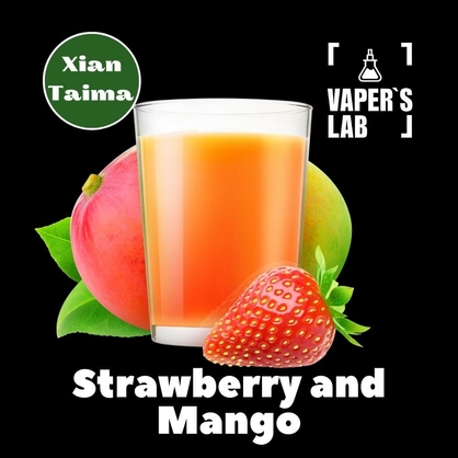 Фото, Відеоогляди на Ароматизатор для жижи Xi'an Taima "Strawberry and Mango" (Полуниця манго) 