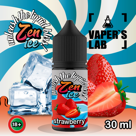 Отзывы  жидкость для пода zen salt ice strawberry 30ml