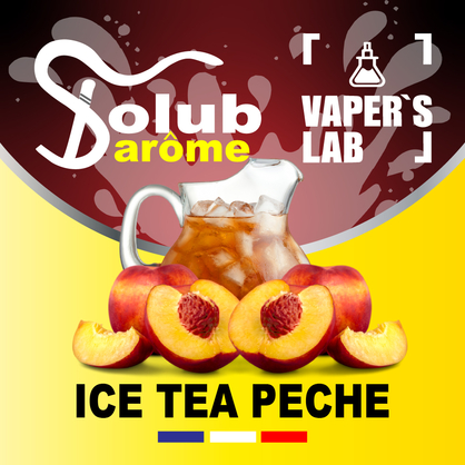 Фото, Відеоогляди на Аромки для вейпів Solub Arome "Ice-T pêche" (Персиковий чай) 