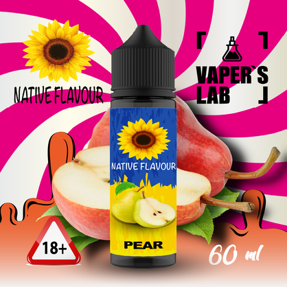 Фото купити рідину native flavour pear 60 ml