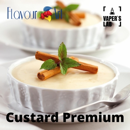 Фото, Відеоогляди на Аромки для вейпа FlavourArt Custard Premium Ванільний крем