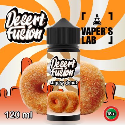 Фото жижи для вейпа dessert fusion sugary donut 120 ml