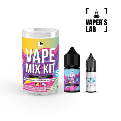 Фото, Відеоогляди на Жижу Salt Vape Mix Kit Salt2 Mango Ice 30 мл