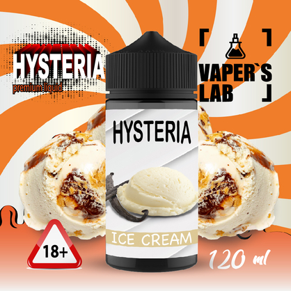 Фото жижа для вейпа 30 грн hysteria ice cream 100 ml