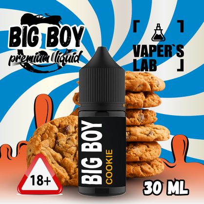 Фото, Видеообзор на жижку Salt BIG BOY Salt Cookie peanuts 30 ml