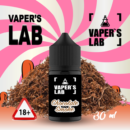 Фото, Видеообзор на жижку Salt Vaper's LAB Salt Chocolate smoke 30 ml