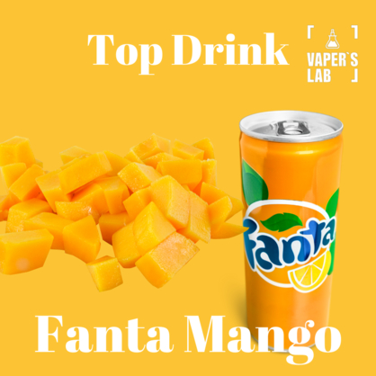 Фото, Видеообзор на жижку Salt Top Drink SALT Fanta Mango 15 ml