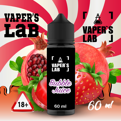 Фото, Видео на жидкость для вейпа Vapers Lab Bubble juice 60 ml