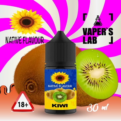 Фото жижа для пода native flavour salt kiwi 30 ml