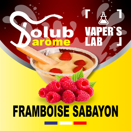 Фото, Відеоогляди на Харчовий ароматизатор для вейпа Solub Arome "Framboise sabayon" (Малина з десертом) 