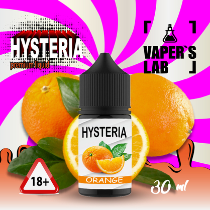 Фото, Видеообзор на жижку Salt Hysteria Salt Orange 30 ml