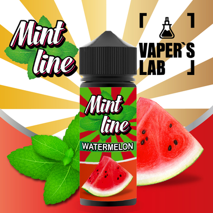 Фото рідини для електронних сигарет mint watermelon 120 ml