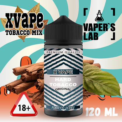 Фото жижа для вейпа купить xvape hard tobacco 120 мл