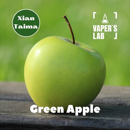 Фото, Відеоогляди на Ароматизатори для рідини вейпів Xi'an Taima "Green Apple" (Зелене яблуко) 