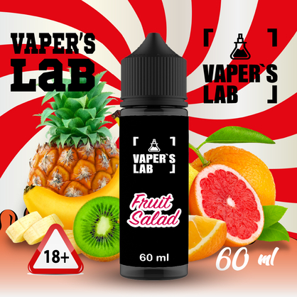 Фото, Видео на Заправки для вейпа Vapers Lab Fruit salad 60 ml