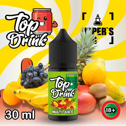 Фото, Видеообзор на жижку Salt Top Drink SALT Multi Juice 30 ml