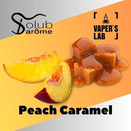 Фото, Видео, Купить ароматизатор Solub Arome "Peach Caramel" (Персик с карамелью) 