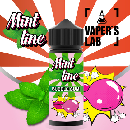 Фото рідини для електронних сигарет mint bubble gum 120 ml