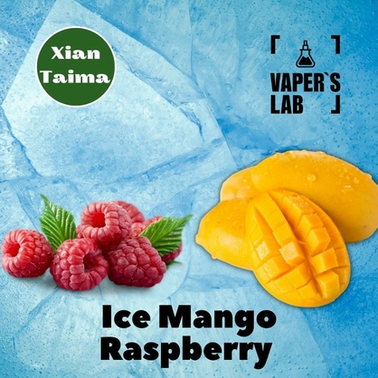 Фото, Видео, Пищевой ароматизатор для вейпа Xi'an Taima "Ice Mango Raspberry" (Холодный манго и малина) 