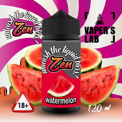 Фото жижи для вейпа zen watermelon