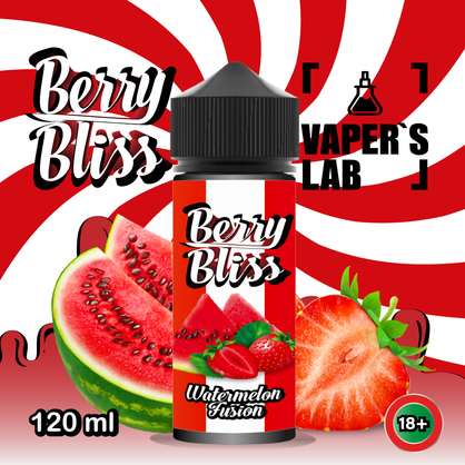 Фото рідини для вейпа berry bliss watermelon fusion  (кавун з ягодам)