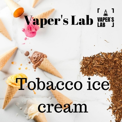 Фото, Відео на заправки для вейпа Vapers Lab Tobacco ice cream 30 ml