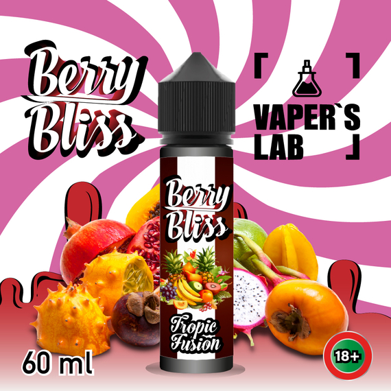 Отзывы  жижки для вейпа berry bliss tropic fusion 60 мл (тропические фрукты)