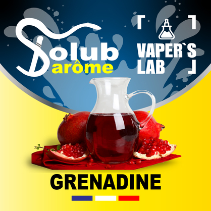 Фото, Відеоогляди на ароматизатор для самозамісу Solub Arome "Grenadine" (Гранатовий коктейль) 