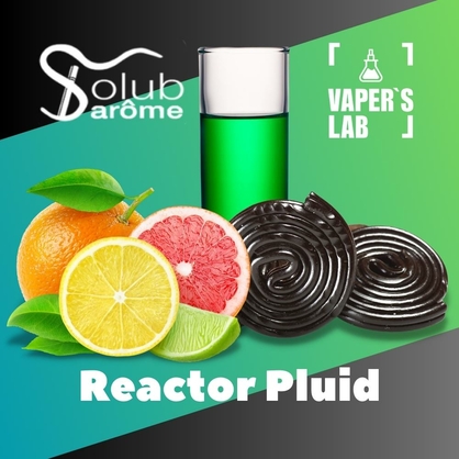 Фото, Видео, Премиум ароматизатор для электронных сигарет Solub Arome "Reactor Pluid" (Абсент лакрица и цитрусы) 