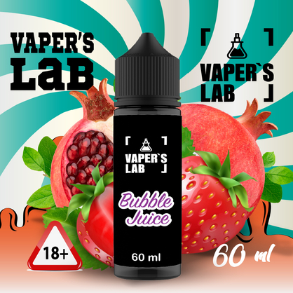 Фото, Видео на жидкость для вейпа Vapers Lab Bubble juice 60 ml