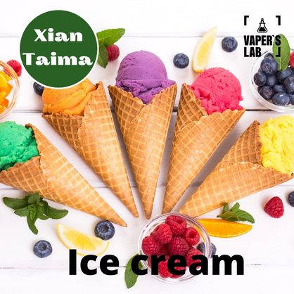 Фото, Видео, Ароматизаторы для вейпа Xi'an Taima "Ice cream" (Мороженое) 