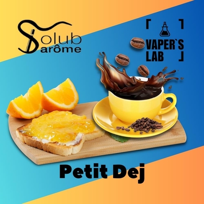 Фото, Відеоогляди на Ароматизатори для рідин Solub Arome "Petit dej" (Тост з апельсиновим джемом та кавою) 