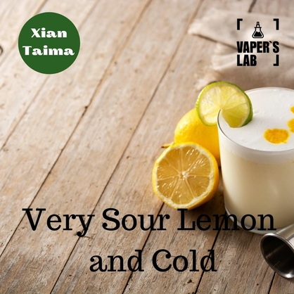 Фото, Відеоогляди на Ароматизатори для рідин Xi'an Taima "Very Sour Lemon and Cold" (Дуже кислий і холодний лимон) 