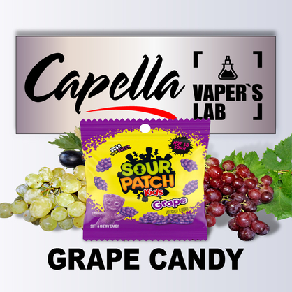 Фото на Ароматизатори Capella Grape Candy Виноградна цукерка