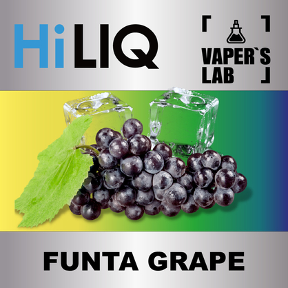 Фото на аромку HiLIQ Хайлик Funta Grape Холодный Виноград