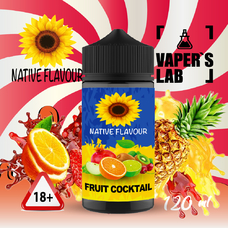 Жидкость для электронных сигарет Native Flavour Fruit Cocktail 120 ml