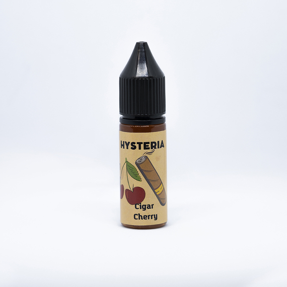 Отзывы на жидкость для пода с никотином Hysteria Salt "Cigar Cherry" 15 ml