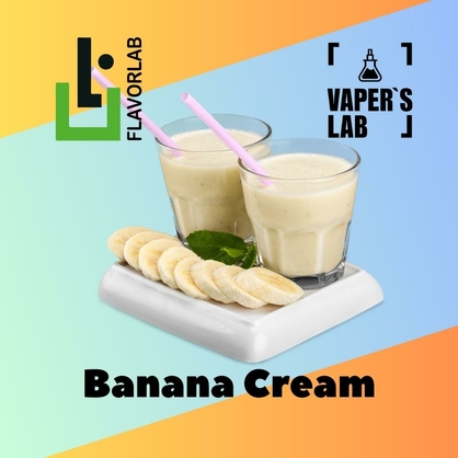 Фото на Аромки для вейпа для вейпа Flavor Lab Banana Cream 10 мл