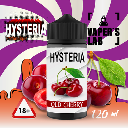 Фото купити жижу hysteria old cherry 100 ml