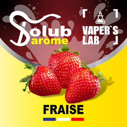 Фото, Видео, Аромки для вейпов Solub Arome "Fraise" (Клубника) 