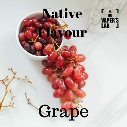 Фото заправка для вейпа native flavour grape 120 ml