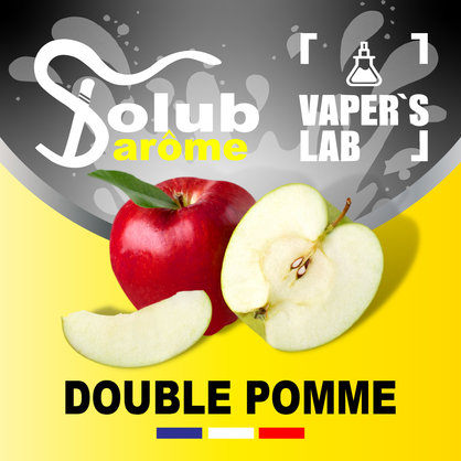 Фото, Відеоогляди на Ароматизатори для вейпа Solub Arome "Double pomme" (Червоне та зелене яблуко) 