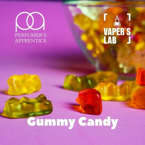 Відгуки на Ароматизатори для рідини вейпів TPA "Gummy Candy" (Жувальні ведмедики) 