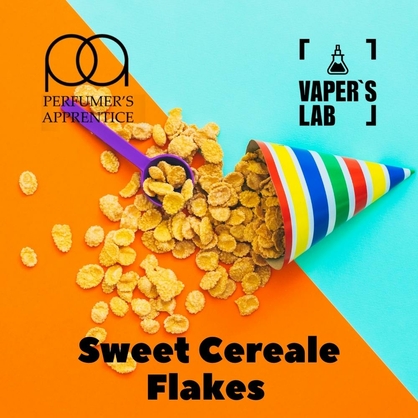 Фото, Відеоогляди на ароматизатор електронних сигарет TPA "Sweet Cereal Flakes" (Солодкі пластівці) 