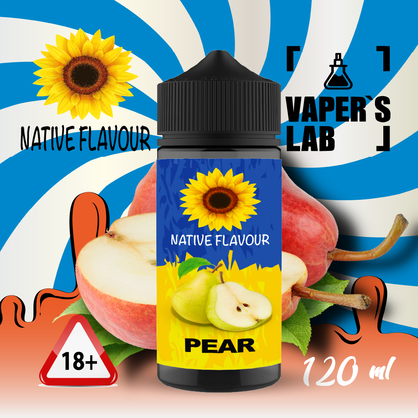 Фото купити рідину native flavour pear 120 ml